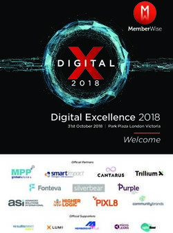 Digital Excellence 2018 - Welcome 31st October 2018 | Park Plaza London Victoria - Digital Excellence 2019