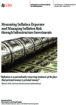 Measuring Inflation Exposure and Managing Inflation Risk through Infrastructure Investments
