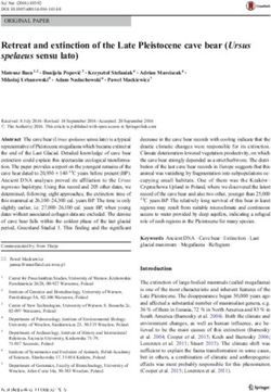 Retreat and extinction of the Late Pleistocene cave bear (Ursus spelaeus sensu lato)