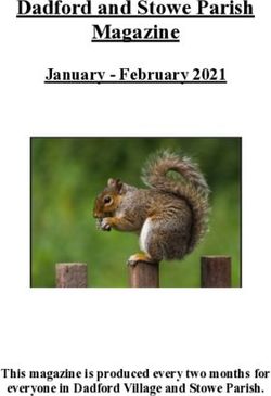 Dadford and Stowe Parish Magazine - January - February 2021 - This magazine is produced every two months for everyone in Dadford Village and Stowe ...