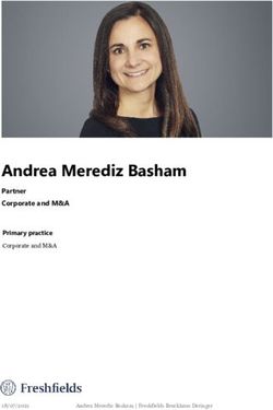Andrea Merediz Basham - Partner Corporate and M&A Primary practice - Freshfields Bruckhaus Deringer
