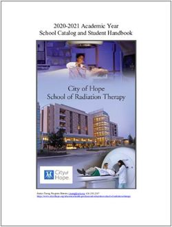 2020-2021 Academic Year School Catalog and Student Handbook