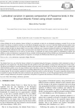Latitudinal variation in species composition of Passerine birds in the Brazilian Atlantic Forest using citizen science