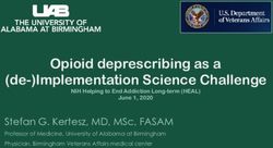 Opioid deprescribing as a (de-)Implementation Science Challenge - NIH HEAL Initiative