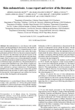 Skin endometriosis: A case report and review of the literature - Spandidos Publications