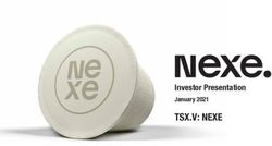 TSX.V: NEXE Investor Presentation January 2021 - Nexe Innovations