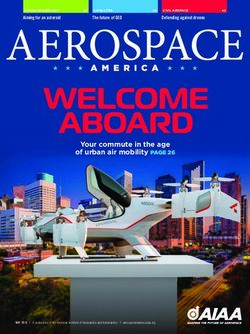 WELCOME ABOARD Your commute in the age of urban air mobility PAGE 26 - AIAA