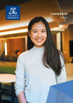 COMMERCE 2019 - University of Melbourne