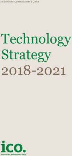 Technology Strategy 2018-2021 - PDP Journals