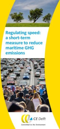 Regulating speed: a short-term measure to reduce maritime GHG emissions