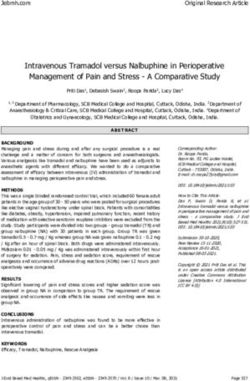 Intravenous Tramadol versus Nalbuphine in Perioperative Management of Pain and Stress - A Comparative Study