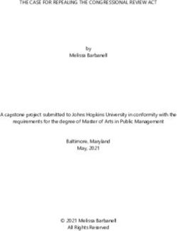 THE CASE FOR REPEALING THE CONGRESSIONAL REVIEW ACT - JScholarship