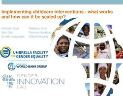 Implementing childcare interventions - what works and how can it be scaled up? - Kehinde Ajayi Aziz Dao Estelle Koussoubé Rebekka Grun Florence ...