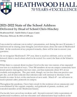 2021-2022 State of the School Address Delivered by Head of School Chris Hinchey - Heathwood Hall