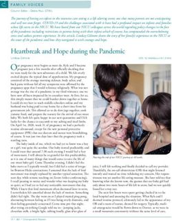 Heartbreak and Hope during the Pandemic