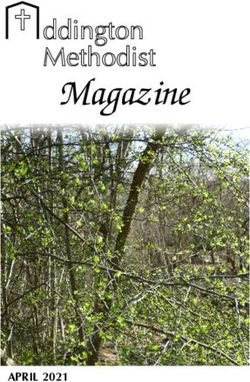 Magazine - APRIL 2021 - Croydon Methodist Circuit