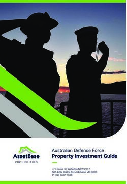Australian Defence Force Property Investment Guide - 2021 EDITION