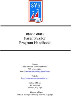 Parent/Sailor Program Handbook 2020-2021 - Sarasota Youth ...