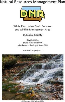 Natural Resources Management Plan - White Pine Hollow State Preserve and Wildlife Management Area Dubuque County - Iowa DNR
