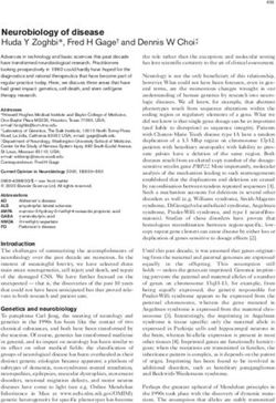 Neurobiology of disease Huda Y Zoghbi*, Fred H Gage and Dennis W Choi