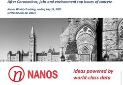 NANOS Ideas powered by world-class data - After Coronavirus, jobs and environment top issues of concern - Nanos Research