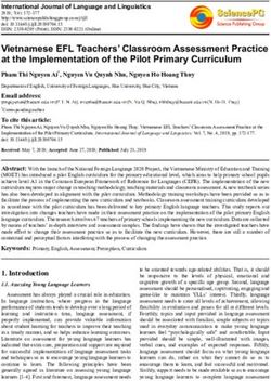 Vietnamese EFL Teachers' Classroom Assessment Practice at the Implementation of the Pilot Primary Curriculum