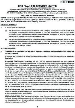 HDB FINANCIAL SERVICES LIMITED