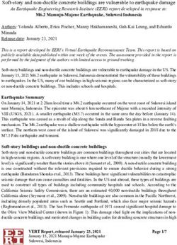 Soft-story and non-ductile concrete buildings are vulnerable to earthquake damage