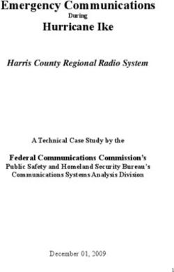 Emergency Communications Hurricane Ike - Harris County Regional Radio System