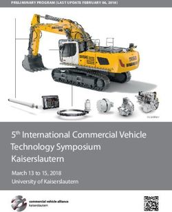5th International Commercial Vehicle Technology Symposium Kaiserslautern - March 13 to 15, 2018 University of Kaiserslautern