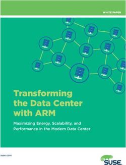 TRANSFORMING THE DATA CENTER WITH ARM - MAXIMIZING ENERGY, SCALABILITY, AND PERFORMANCE IN THE MODERN DATA CENTER - SUSE