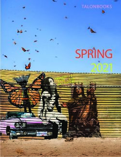 SPRING 2021 - Talonbooks 2021 - TALONBOOKS - Ampersand Inc.