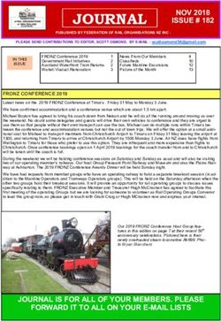 JOURNAL - Federation of Rail Organisations of New Zealand