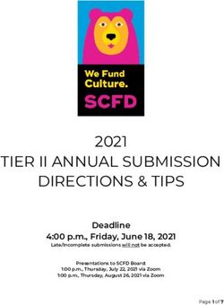 TIER II ANNUAL SUBMISSION DIRECTIONS & TIPS
