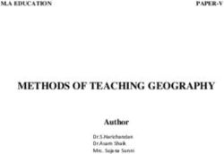METHODS OF TEACHING GEOGRAPHY - Author - DDCE, Utkal University