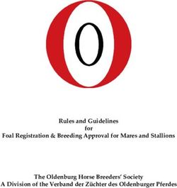 Rules and Guidelines for Foal Registration & Breeding Approval for Mares and Stallions The Oldenburg Horse Breeders' Society A Division of the ...