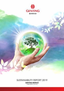 SUSTAINABILITY reporT 2019 - GentinG Berhad - Genting Group