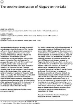 The creative destruction of Niagara-on-the-Lake