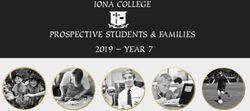 IONA COLLEGE PROSPECTIVE STUDENTS & FAMILIES 2019 - YEAR 7