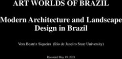 ART WORLDS OF BRAZIL Modern Architecture and Landscape Design in Brazil - Vera Beatriz Siqueira (Rio de Janeiro State University) - NET