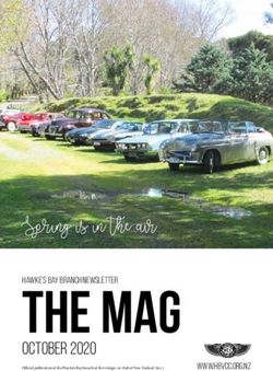 THE MAG Spring is in the air - october 2020 - Hawke's Bay Vintage Car ...