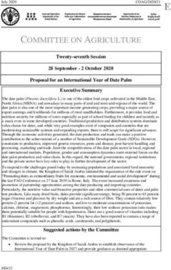 E - Proposal for an International Year of Date Palm