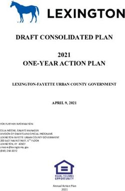 DRAFT CONSOLIDATED PLAN 2021