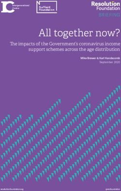 All together now? The impacts of the Government's coronavirus income support schemes across the age distribution - Resolution Foundation