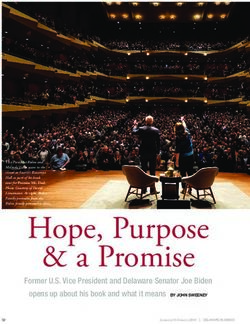 Hope, Purpose & a Promise