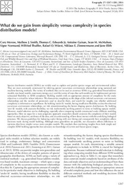 What do we gain from simplicity versus complexity in species distribution models?