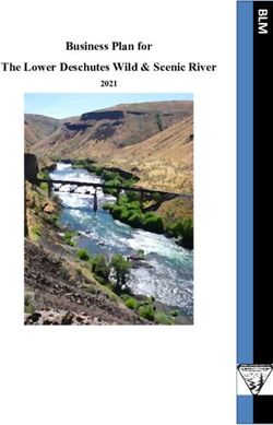 Business Plan for The Lower Deschutes Wild & Scenic River 2021 - Bureau of Land ...