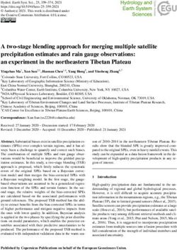 A two-stage blending approach for merging multiple satellite precipitation estimates and rain gauge observations: an experiment in the ...