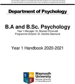 B.A and B.Sc. Psychology - Department of Psychology - Maynooth ...