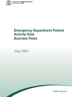 Emergency Department Patient Activity Data - Business Rules